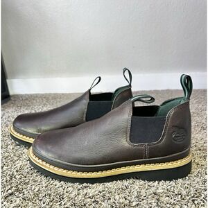 Georgia Boot Georgia Giant Romeo Boots Mens Size 13W Brown Leather Slip On GR262
